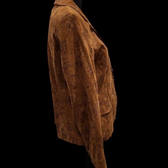 erin london sz M faux suade jacket - Picture 3 of 11